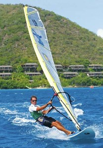 windsurfing